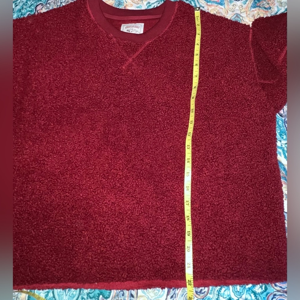 American Eagle Sherpa Crewneck Size Extra Small - Picture 8 of 8